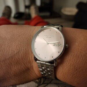 Coach Elliot Women’s Watch 36mm • Gold/Steel Elegant Timepiece